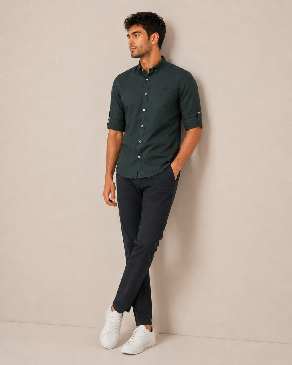 Forest Crest Cotton Shirt