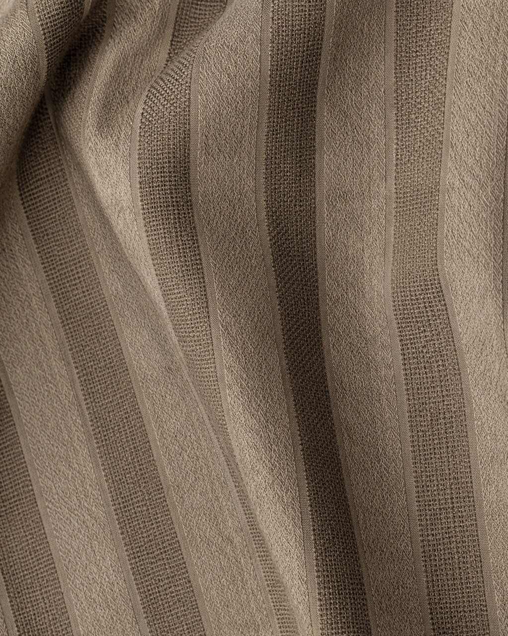 Taupe Textured Short Kurta