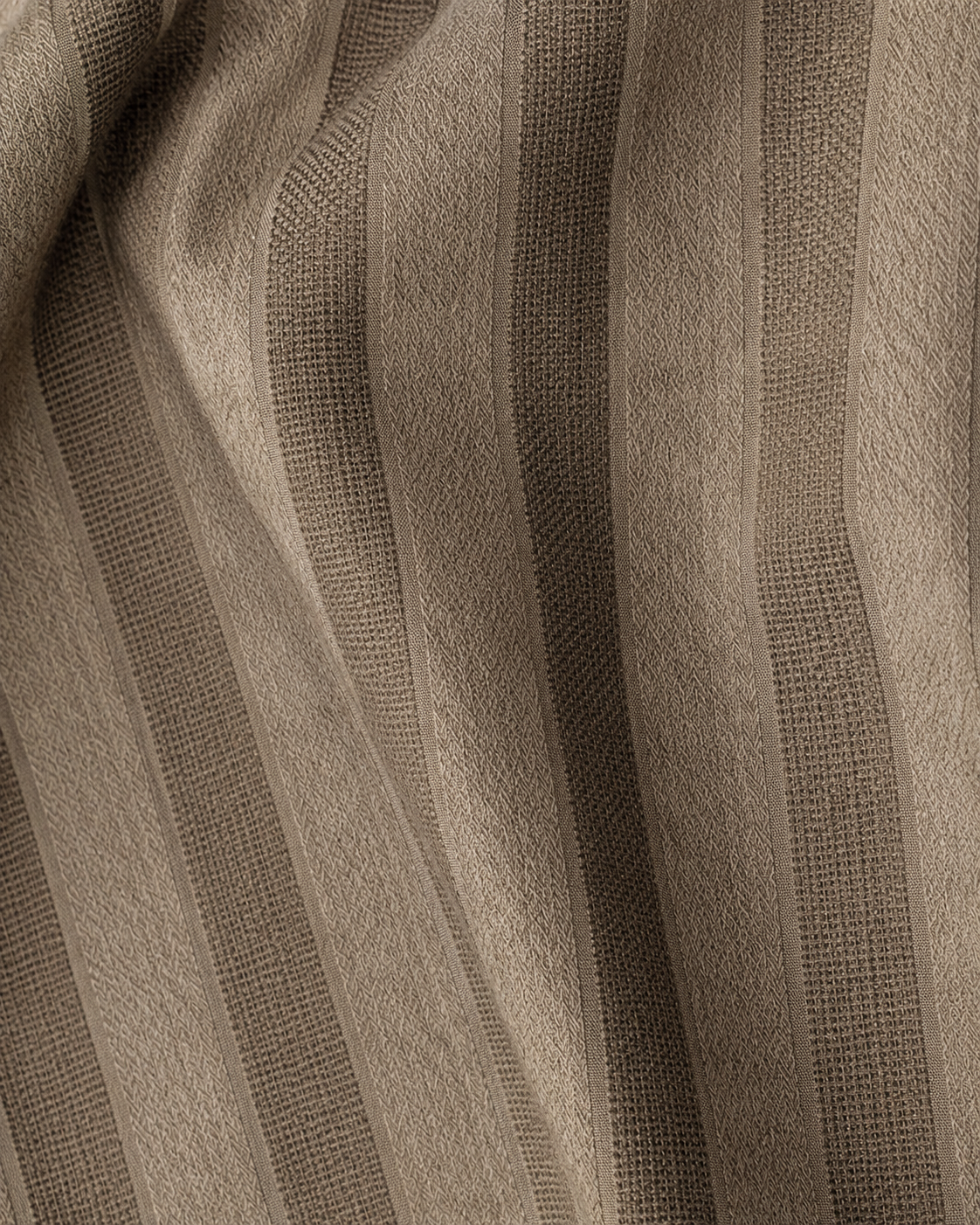 Taupe Textured Short Kurta