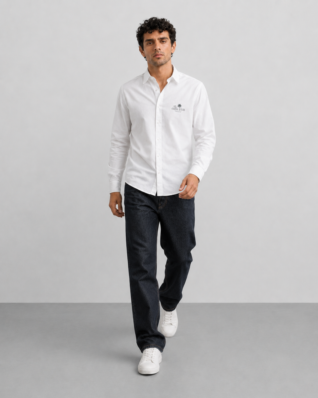 White Coastal Club Cotton Shirt