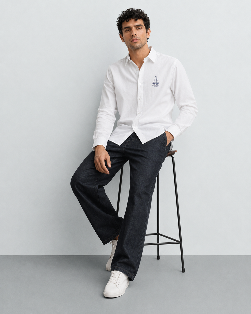 White Coastal Cotton Shirt