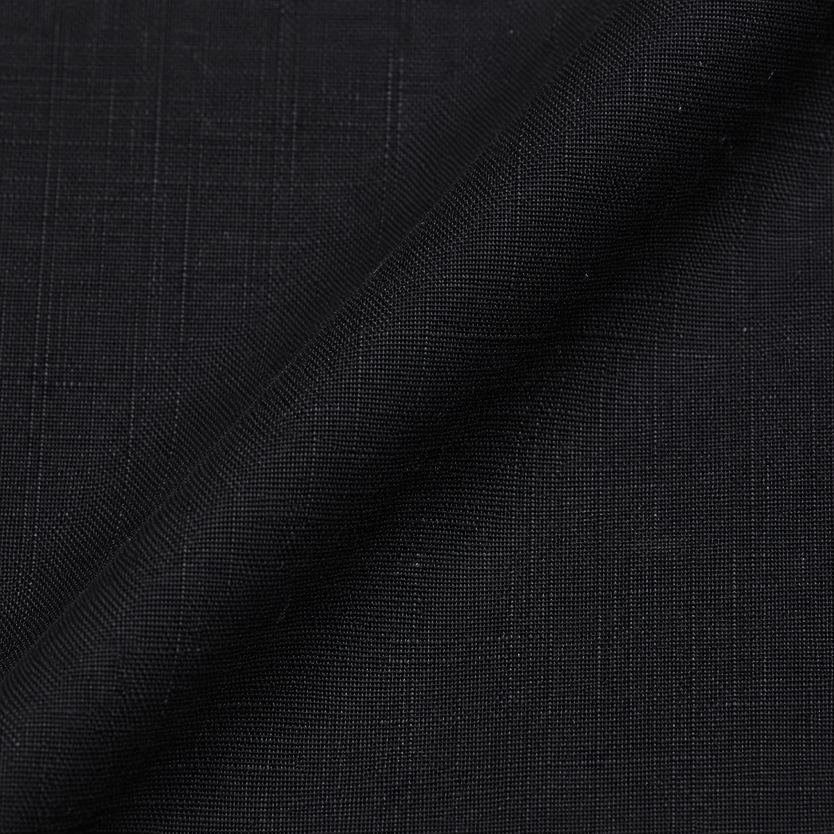 Black Texture Cotton Shirt