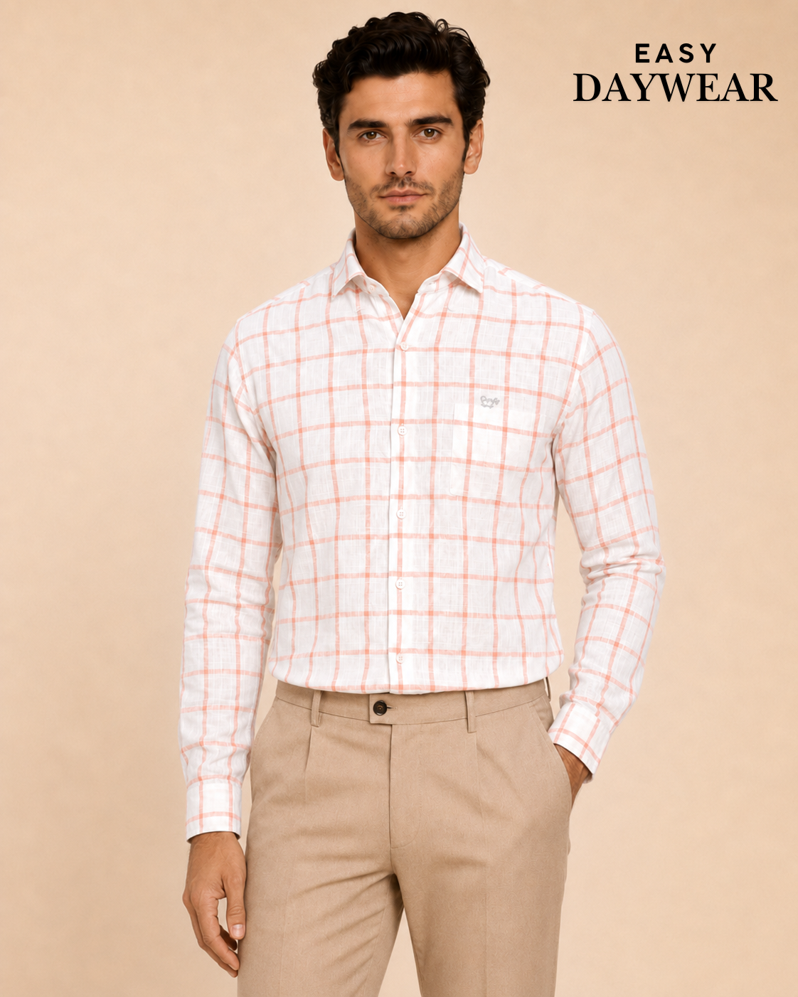 Cherry Check Cotton Shirt