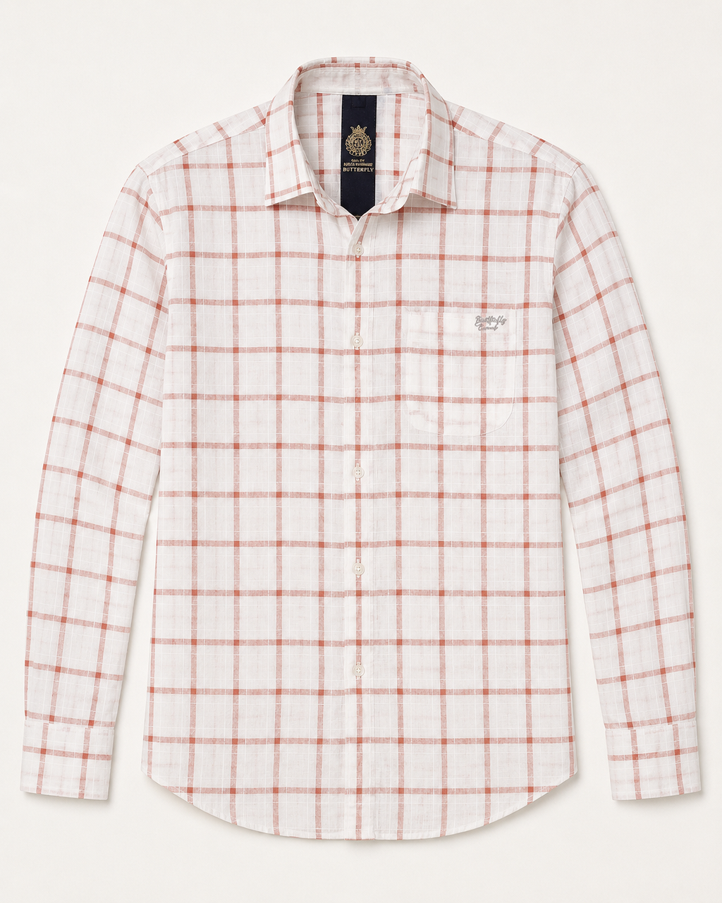 Cherry Check Cotton Shirt