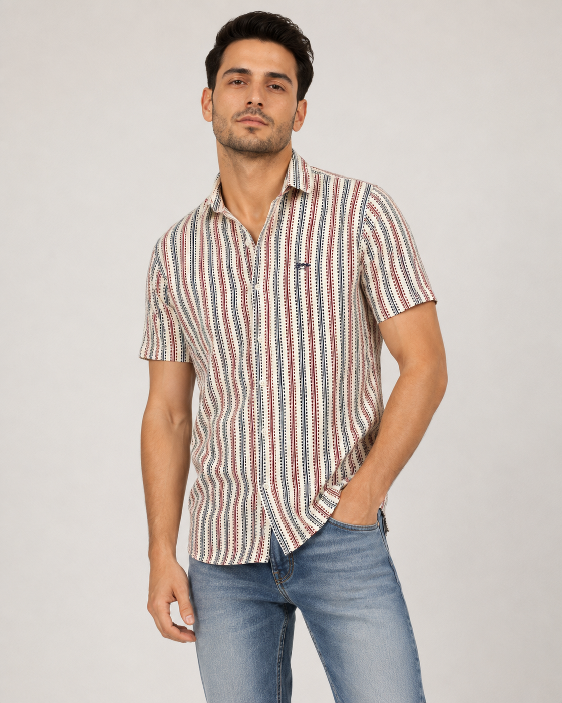 Heritage Stripe Cotton Shirt