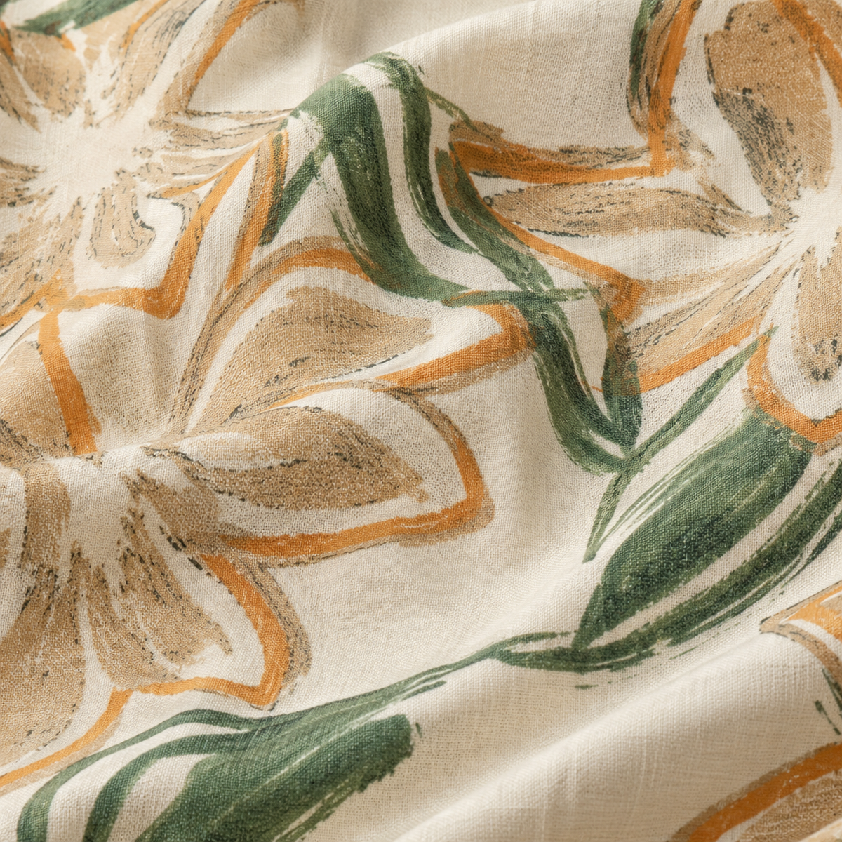 Lemon Floral Cotton Shirt