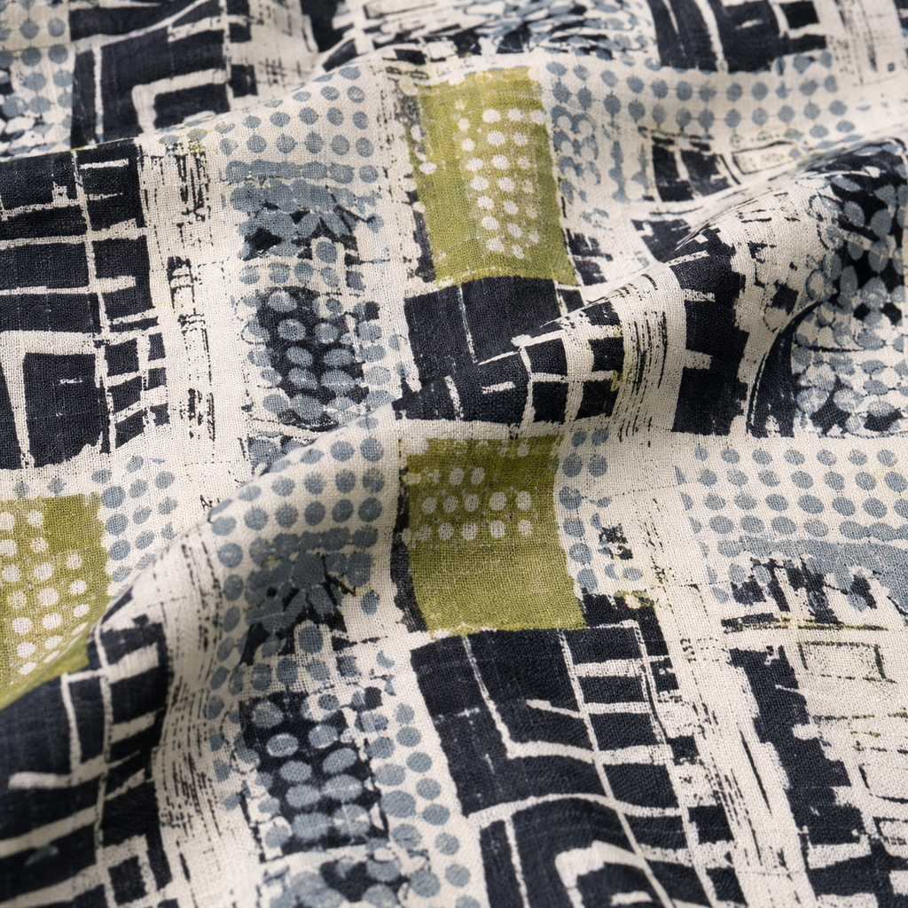 Men’s Urban Patchwork Printed Cord Set | Shirt & Shorts Co-ord