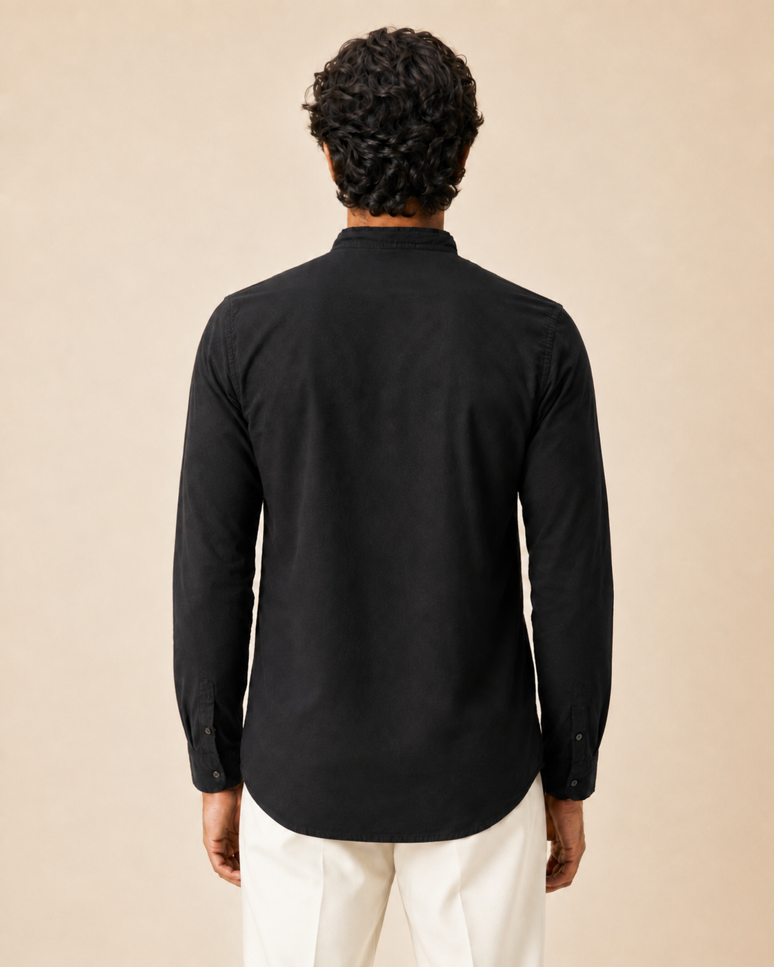 Onyx Crest Cotton Short Kurta
