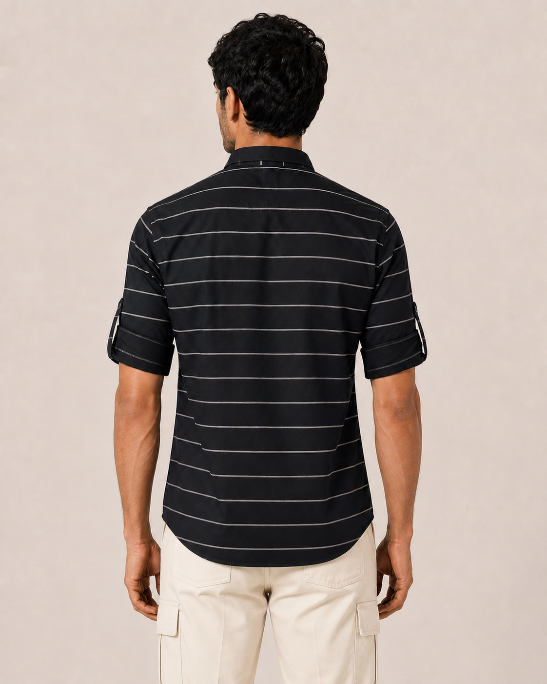 Onyx Stripe Cotton Shirt