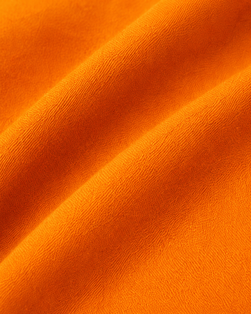Orange Solid Cotton Shirt
