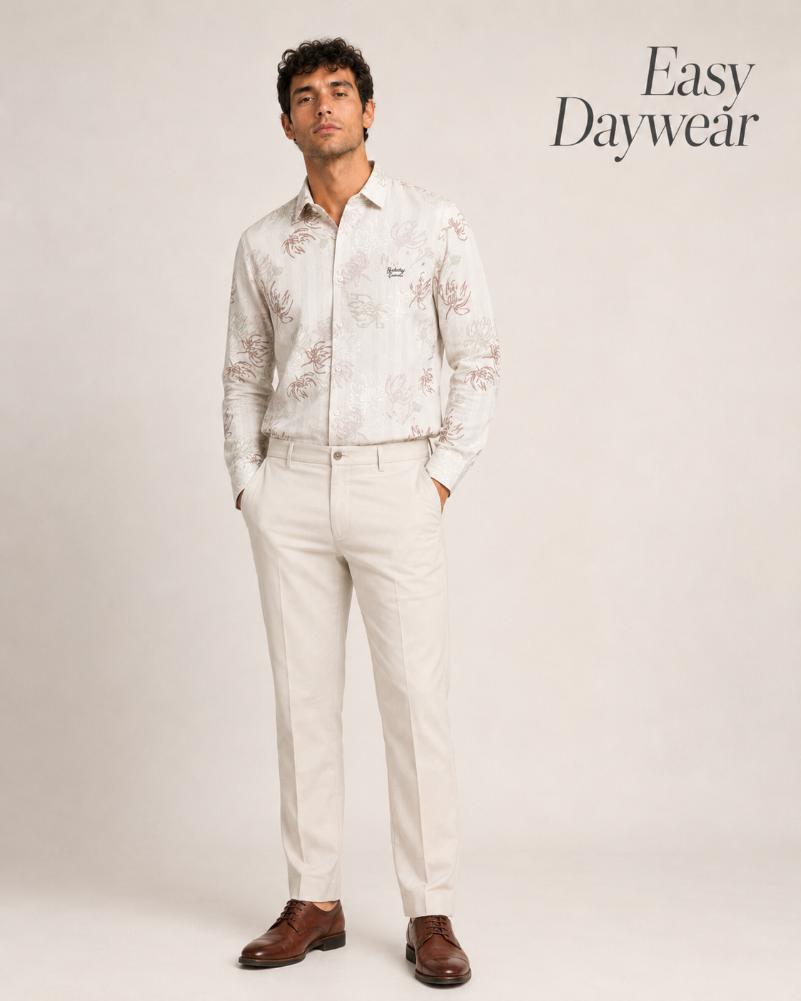 Pastel Floral  Cotton Shirt