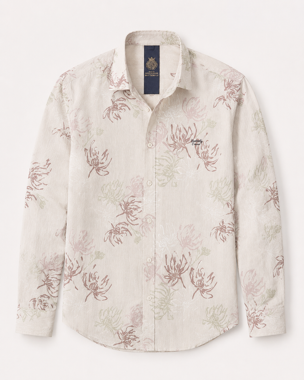 Pastel Floral  Cotton Shirt