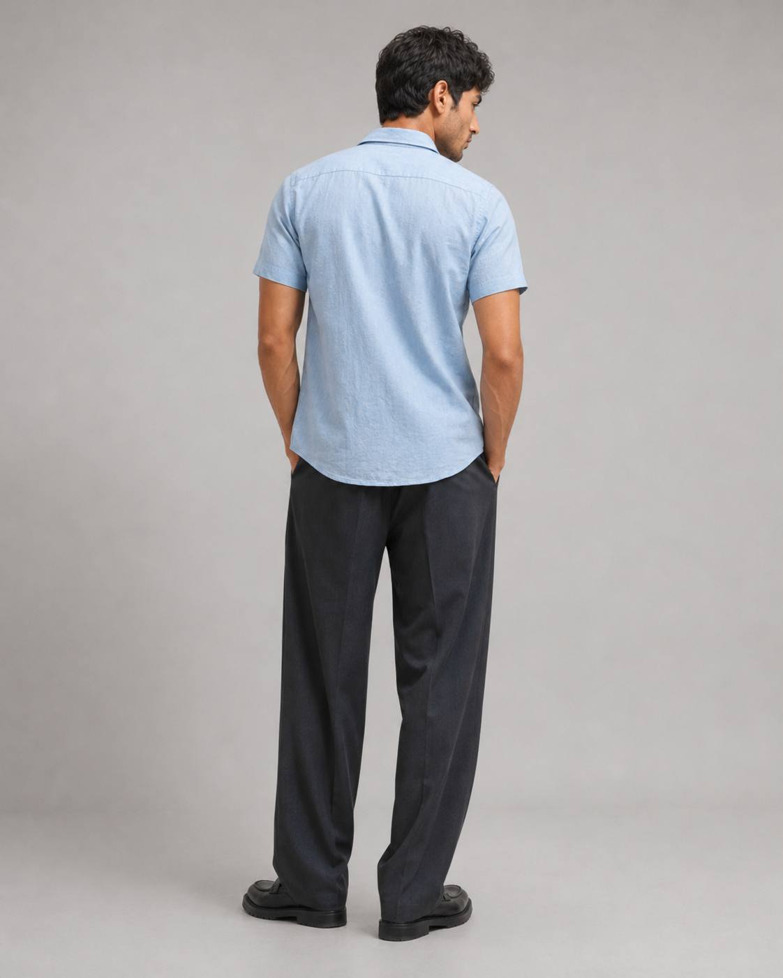 Pure Linen Shirt – Light Blue