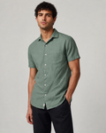 Pure Linen Shirt – Sage Green