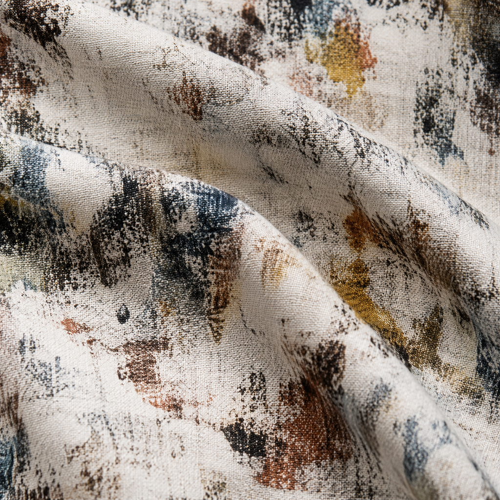 Vintage Marble Print Cotton Shirt