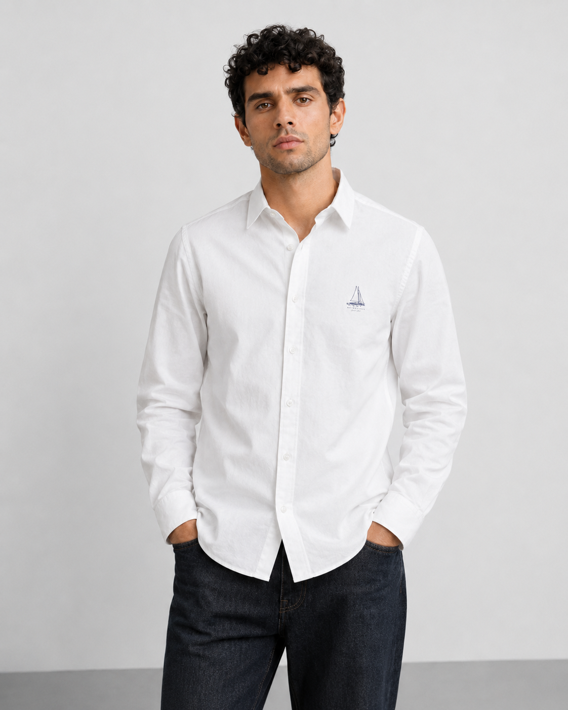 White Coastal Cotton Shirt