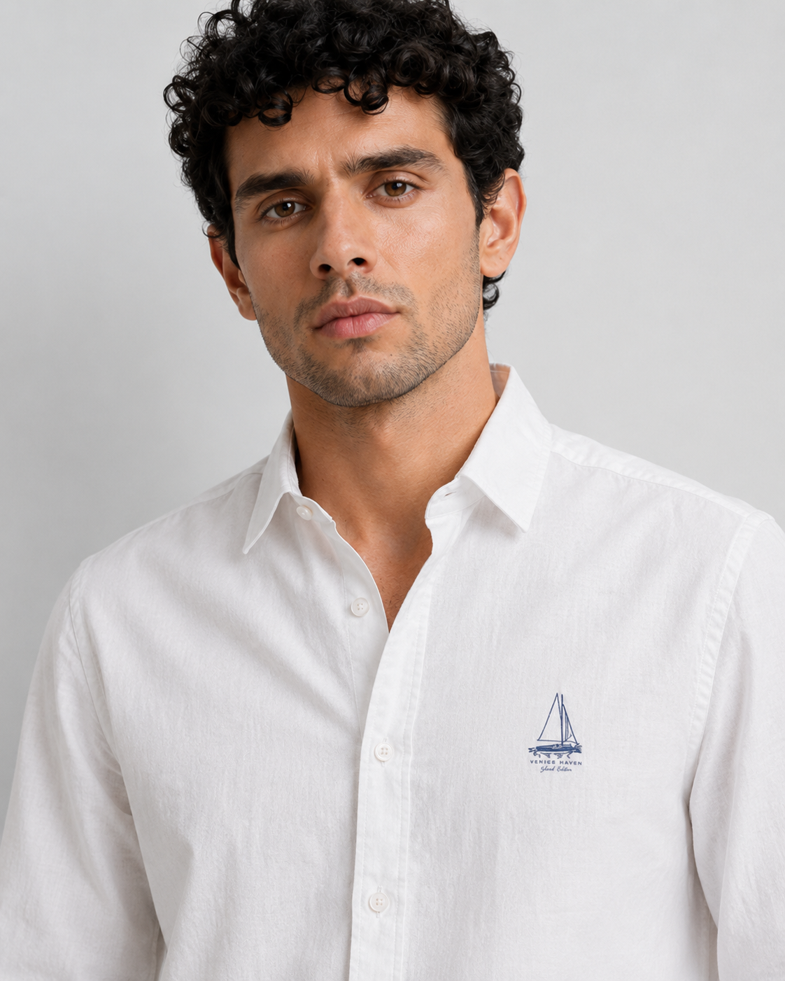 White Coastal Cotton Shirt