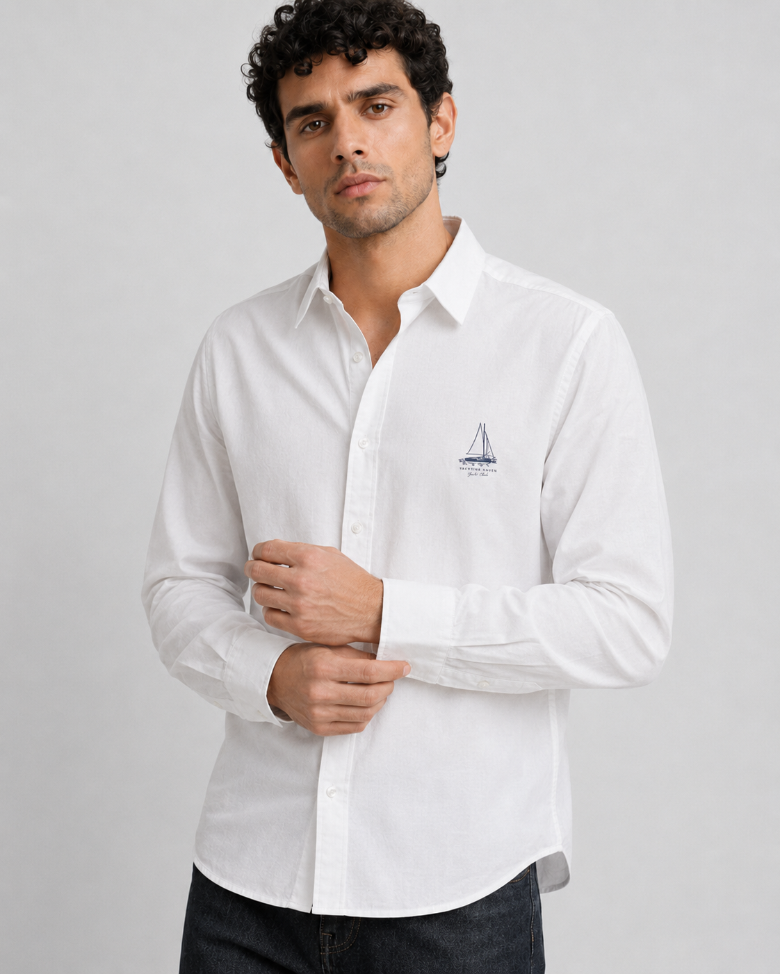 White Coastal Cotton Shirt