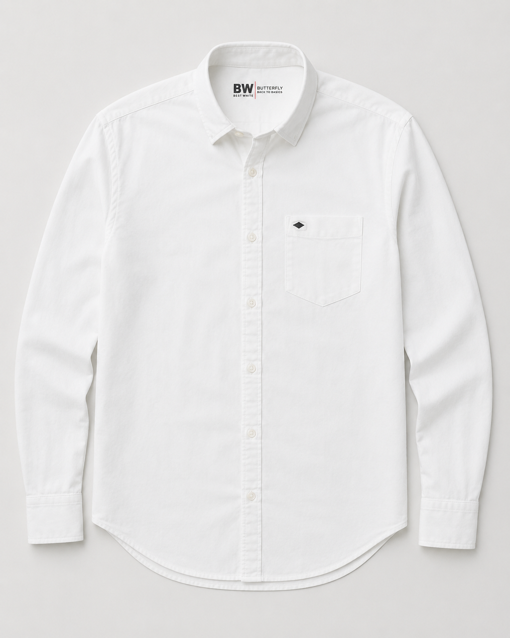 White Cotton Linen Shirt