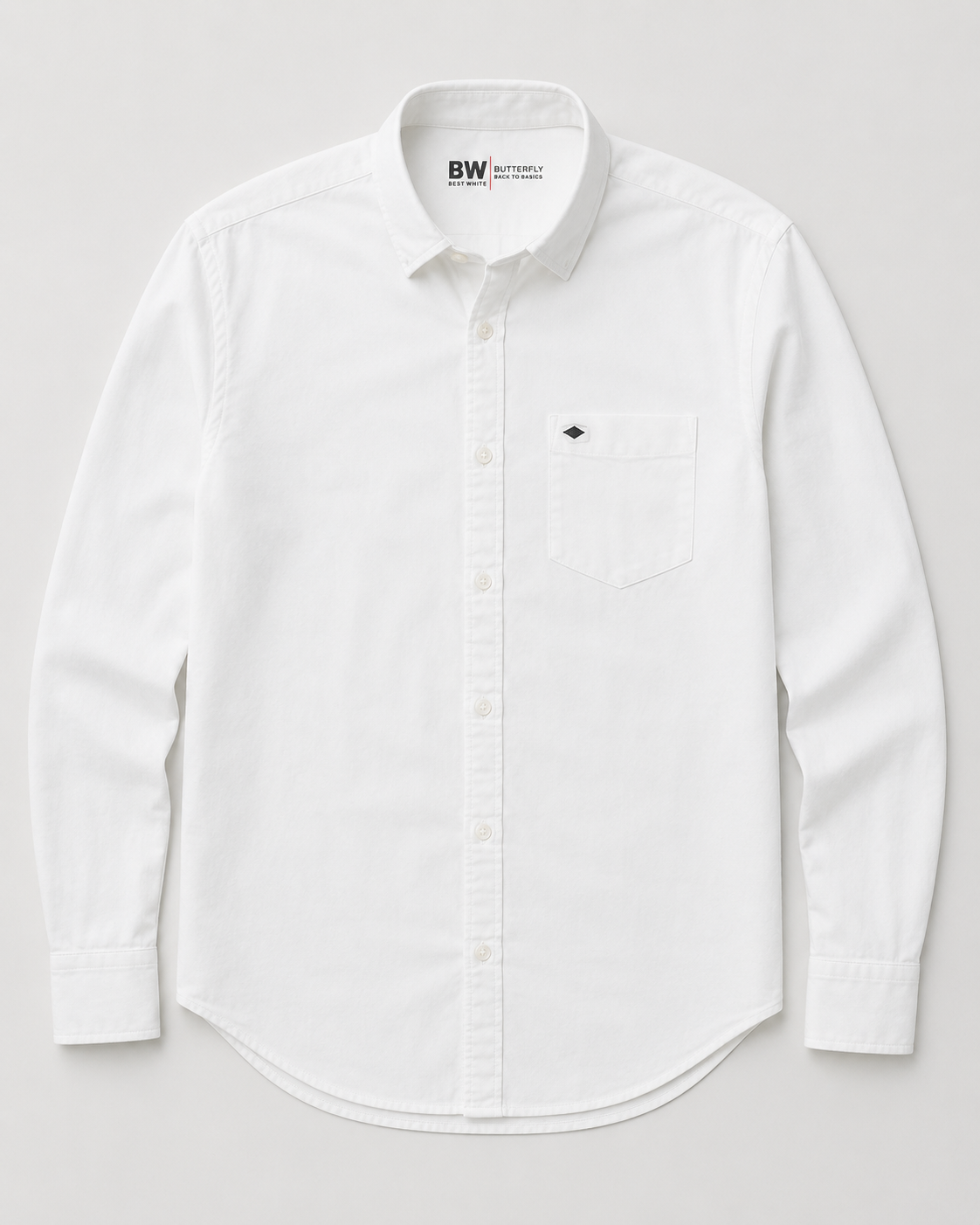 White Cotton Linen Shirt