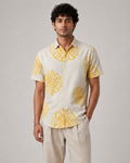 Yellow Bloom Cotton Shirt
