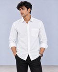 Classic Plain White Shirt