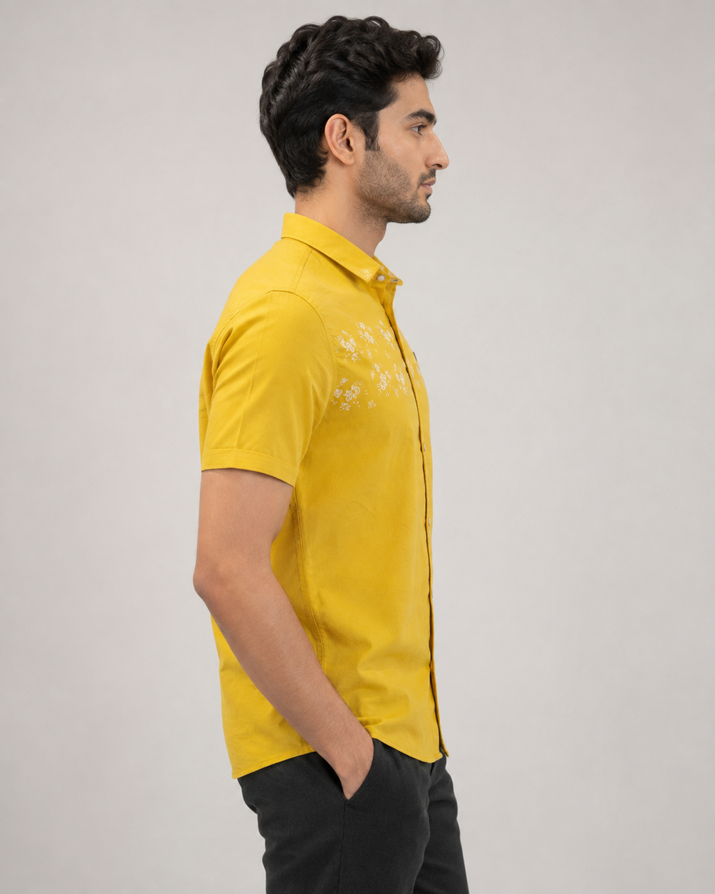 Sunburst Floral Cotton Shirt