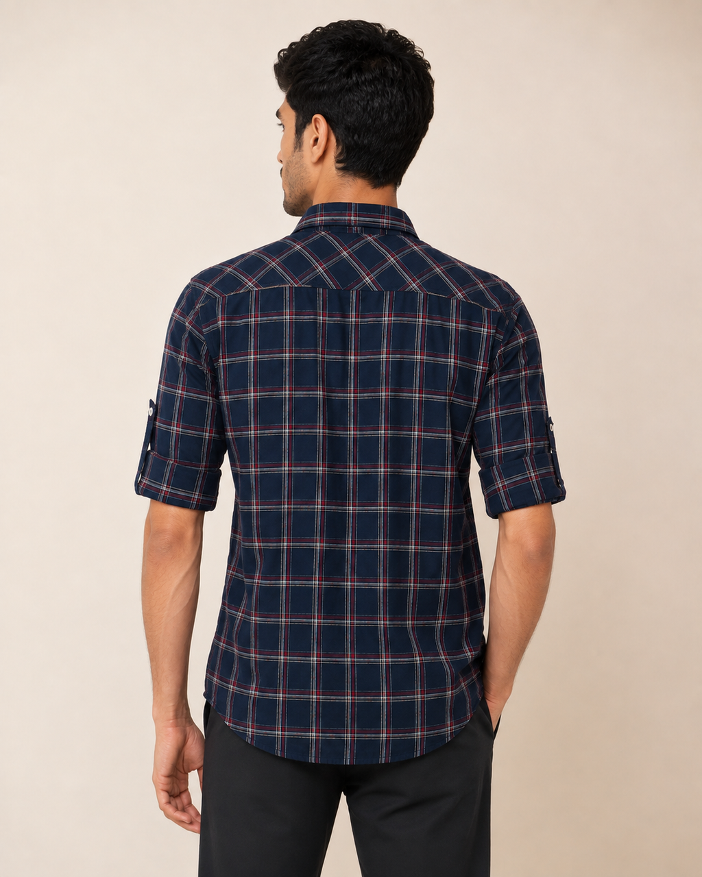 Midnight Tartan Cotton Shirt