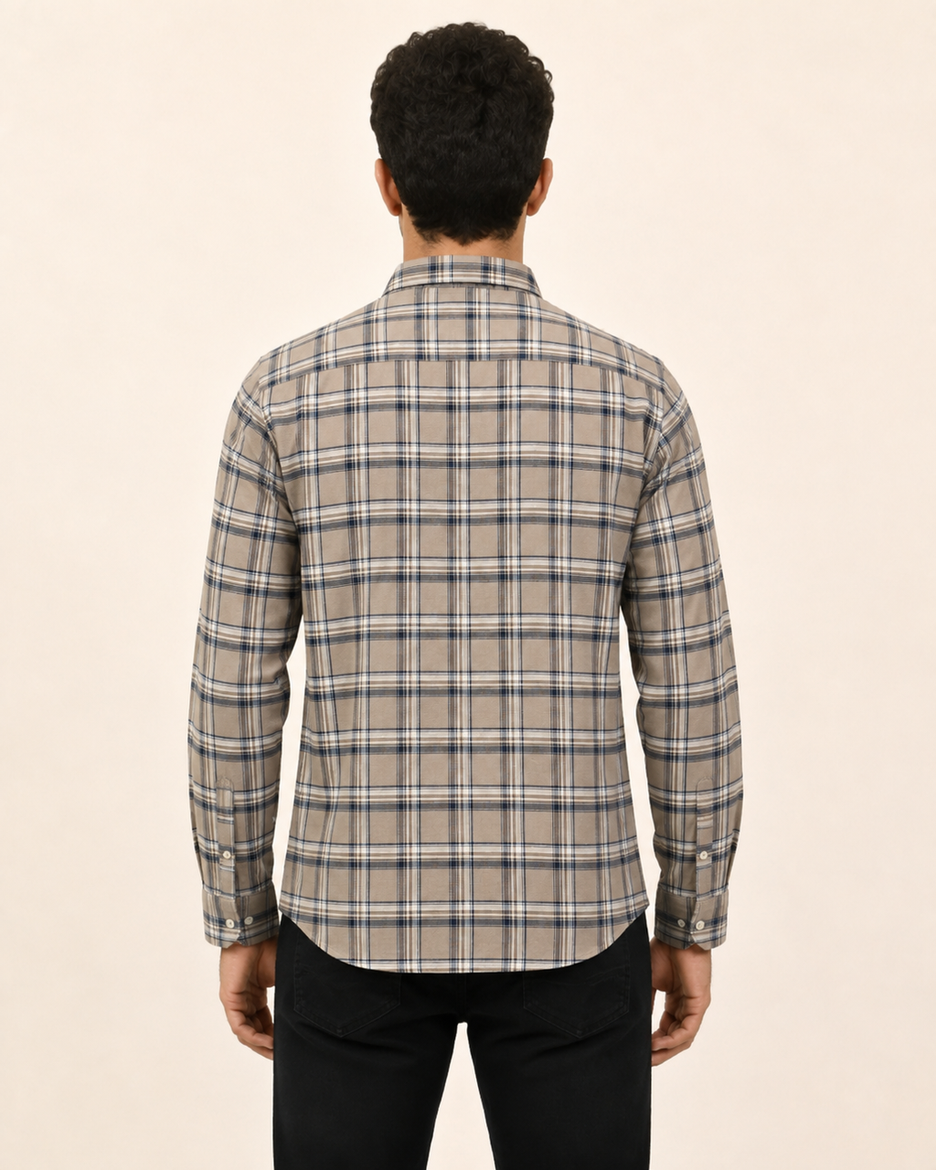 Sandstone Heritage Check Cotton Shirt