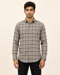 Sandstone Heritage Check Cotton Shirt