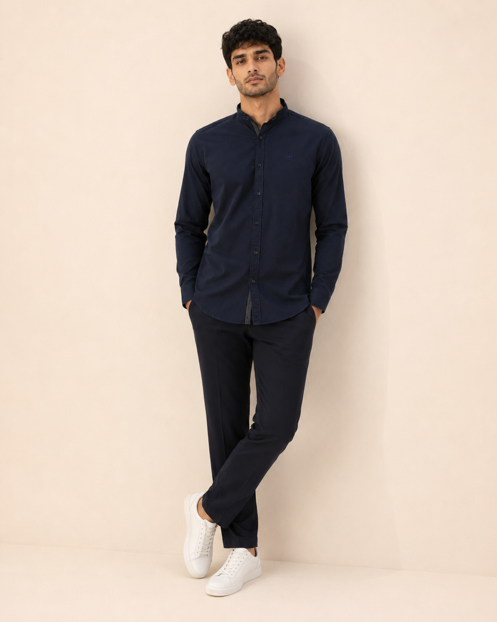 Navy Regent Cotton Shirt