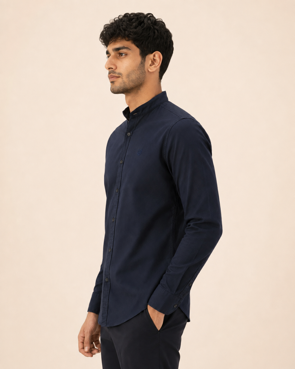 Navy Regent Cotton Shirt