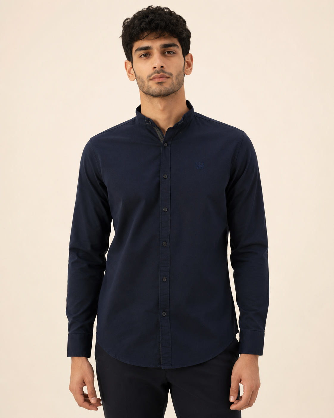 Navy Regent Cotton Shirt