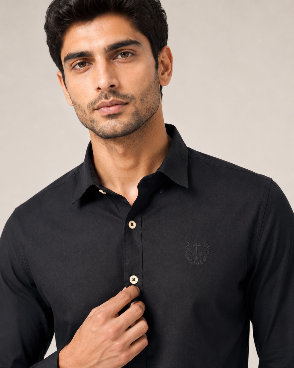Obsidian Utility Cotton Shirt