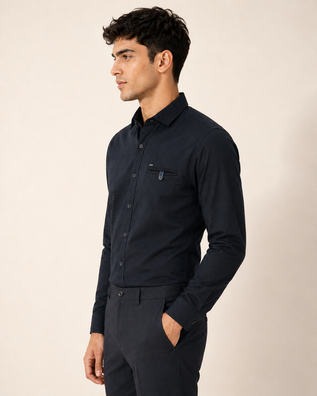 Obsidian Utility Cotton Shirt