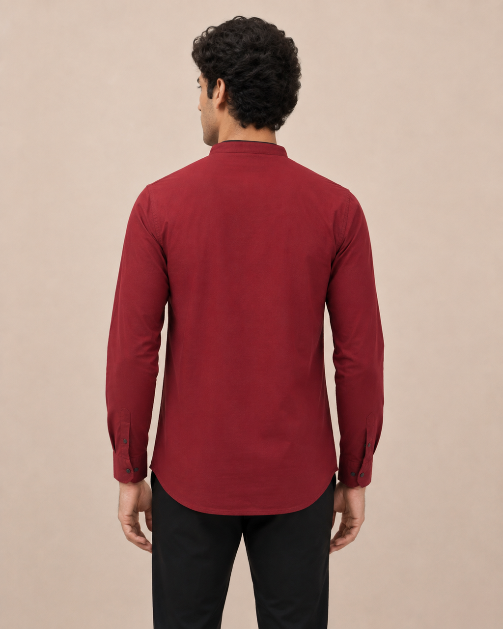 Crimson Crest Cotton Short Kurta