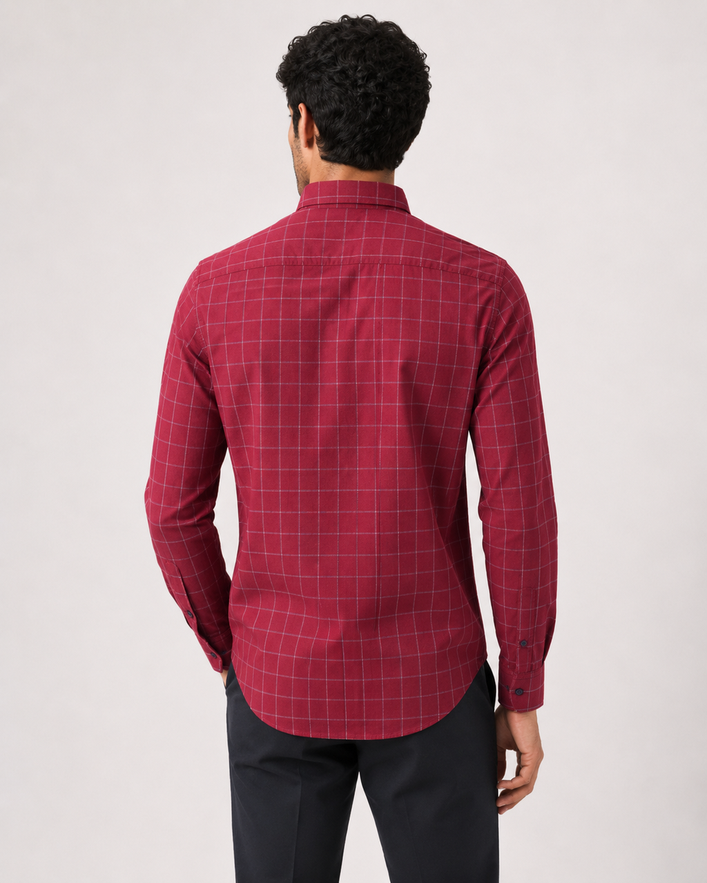 Ruby Grid Cotton Shirt
