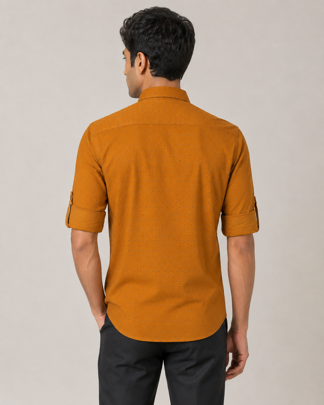 Amber Dot Cotton Shirt