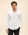 Regal White Textured Shirt