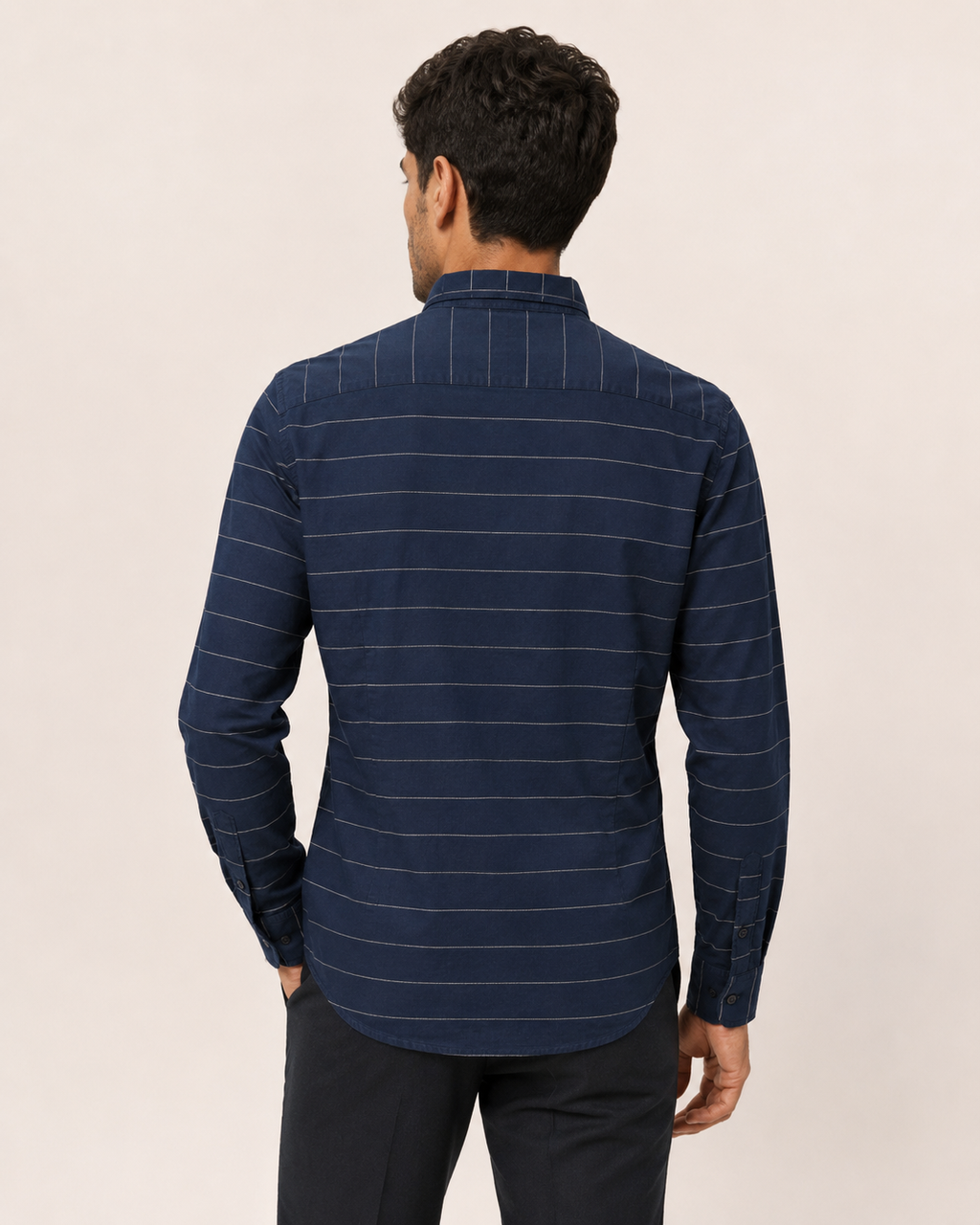 Midnight Line Cotton Shirt