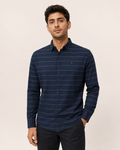 Midnight Line Cotton Shirt