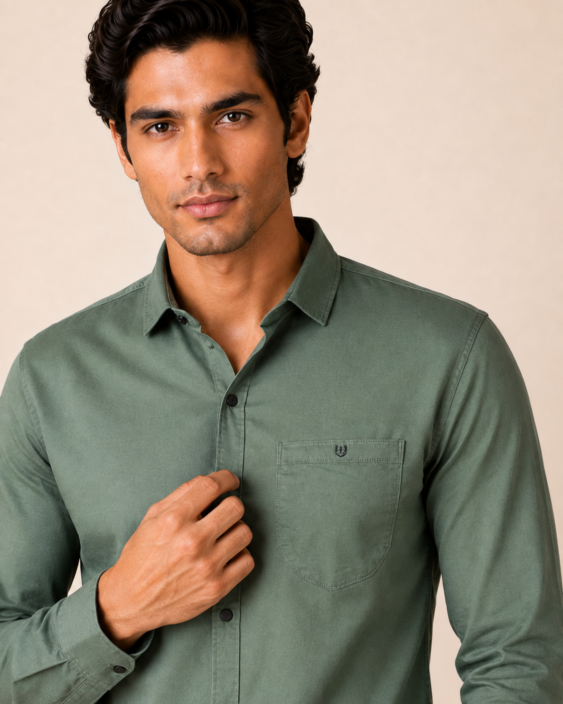 Sage Crest Jacquard Shirt