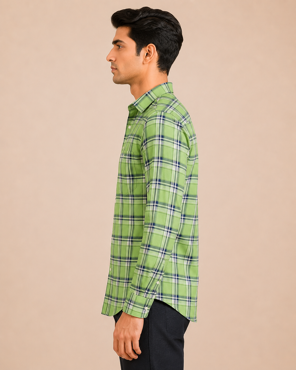 Fresh Meadow Plaid Cotton Shirt