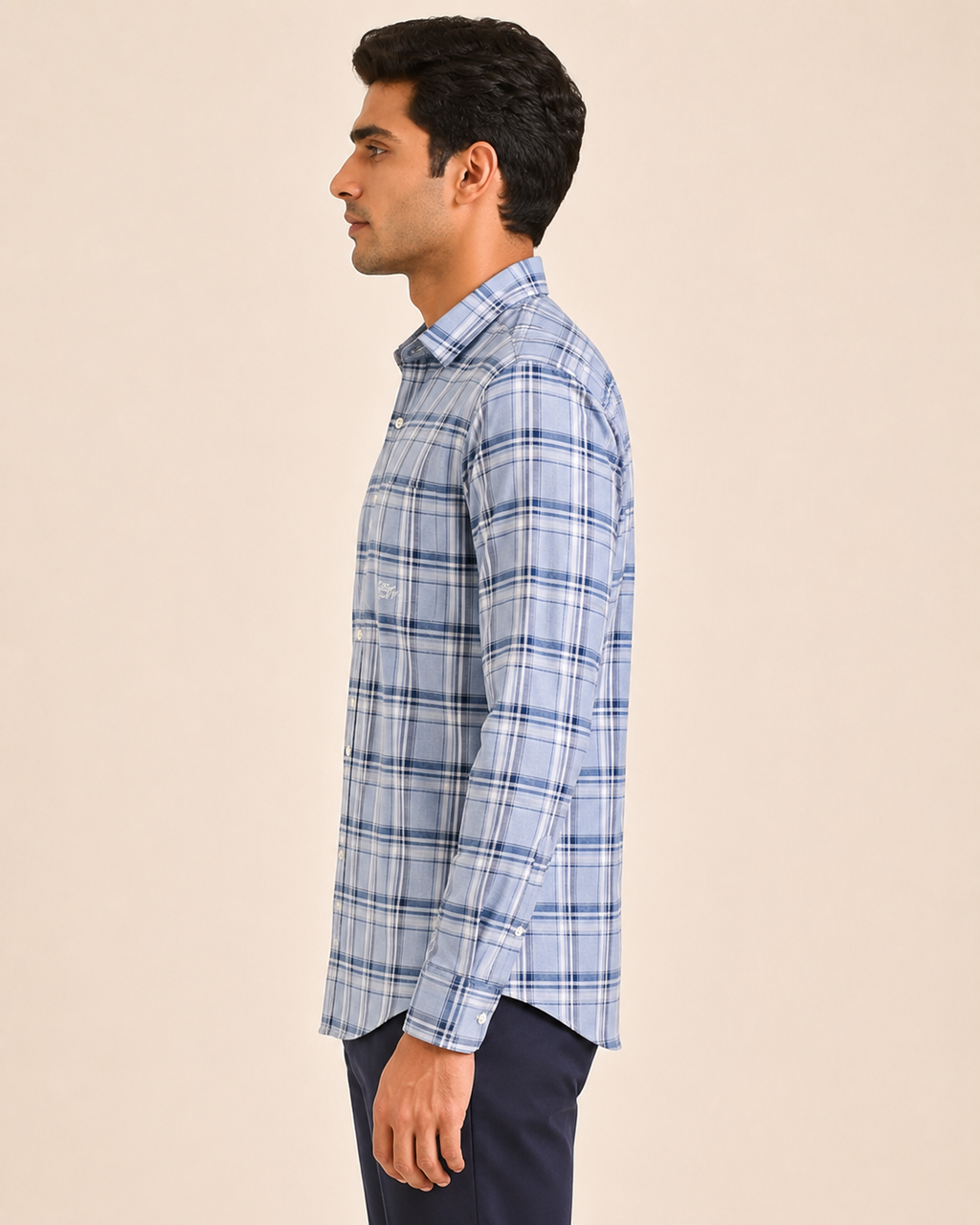 Skyline Plaid Cotton Shirt
