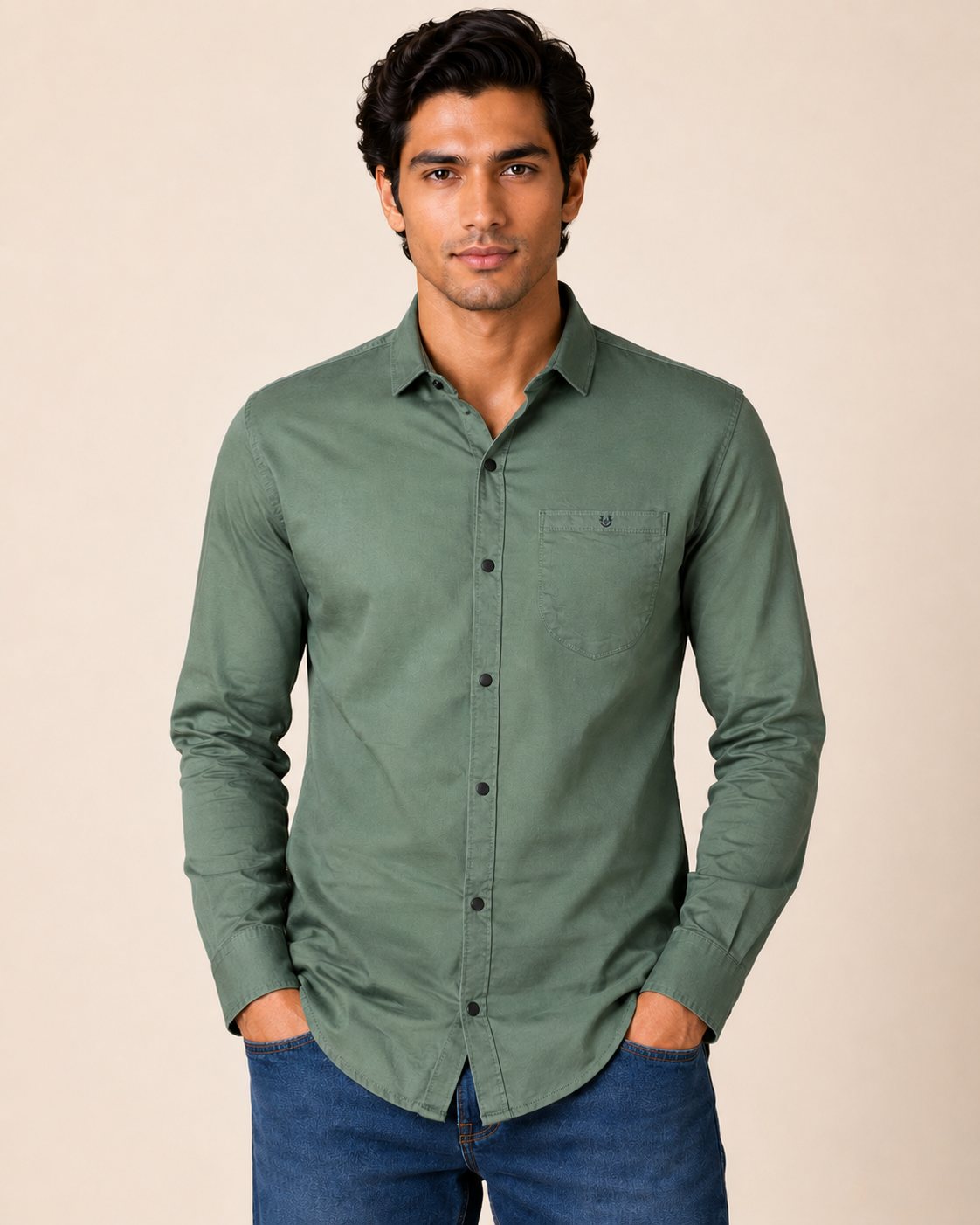 Sage Crest Jacquard Shirt