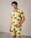 Men’s Tropical Palm Printed Cord Set | Shirt & Shorts Co-ord