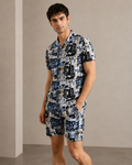 Men’s Urban City Graphic Printed Cord Set | Shirt & Shorts Co-ord