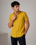 Pure Linen Shirt – Golden Sand