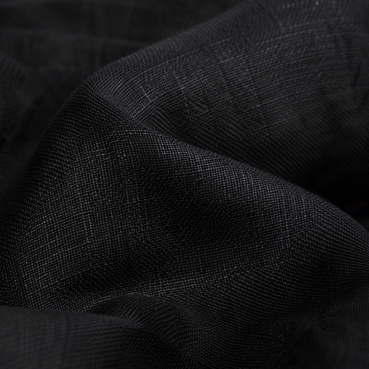 Men’s Black Linen PJ Set | 60 Lea Pure Linen Shirt & Pyjama Co-ord | Premium Lounge Wear