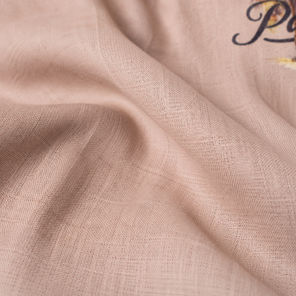 Men’s Blush Pink Pure Linen PJ Cord Set | 60 Lea Premium Linen Shirt & Pyjama Co-ord | Luxury Loungewear & Resort Set